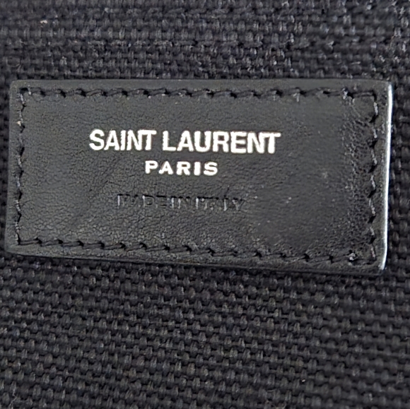 Saint Laurent Rive Gauche canvas tote bag - Picture 12 of 13